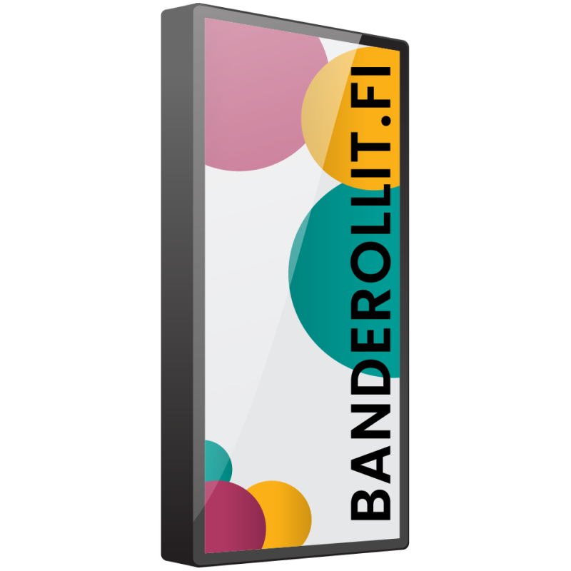 Banderolli backlit - taustalta valaistava PVC | banderollit.fi